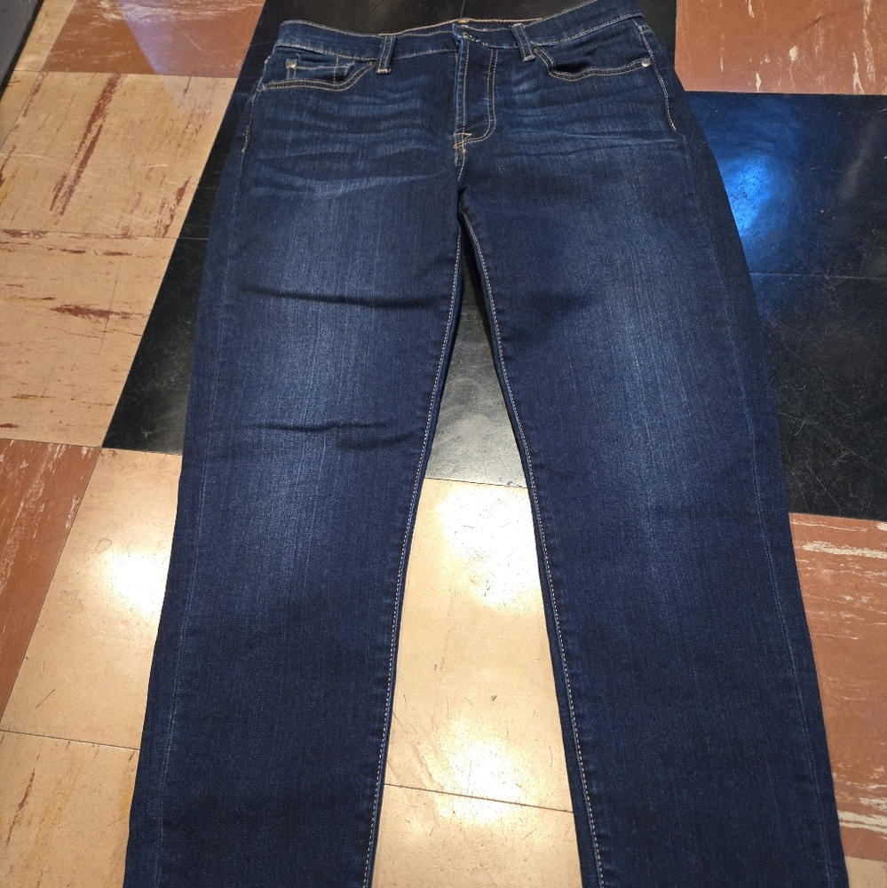 7  For Alll Mankind dark blue jeans capris juniors size 27 Brand new without tag